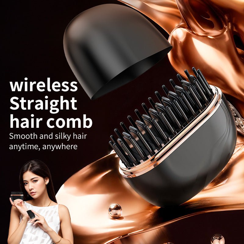 Portable Wireless Mini Hair Straightening Comb - Selvorah